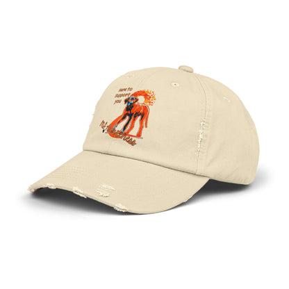 Great Dane "Here to Support You" MS Awareness Distressed Cap
