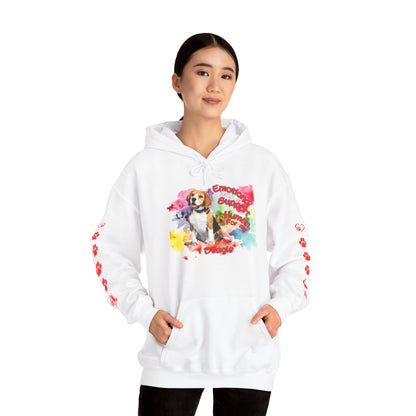 Emotional Support Human for My Beagle Pullover Hoodie