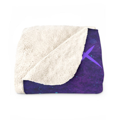 Zodiac Sagitarius Dachshund Sherpa Fleece Blanket