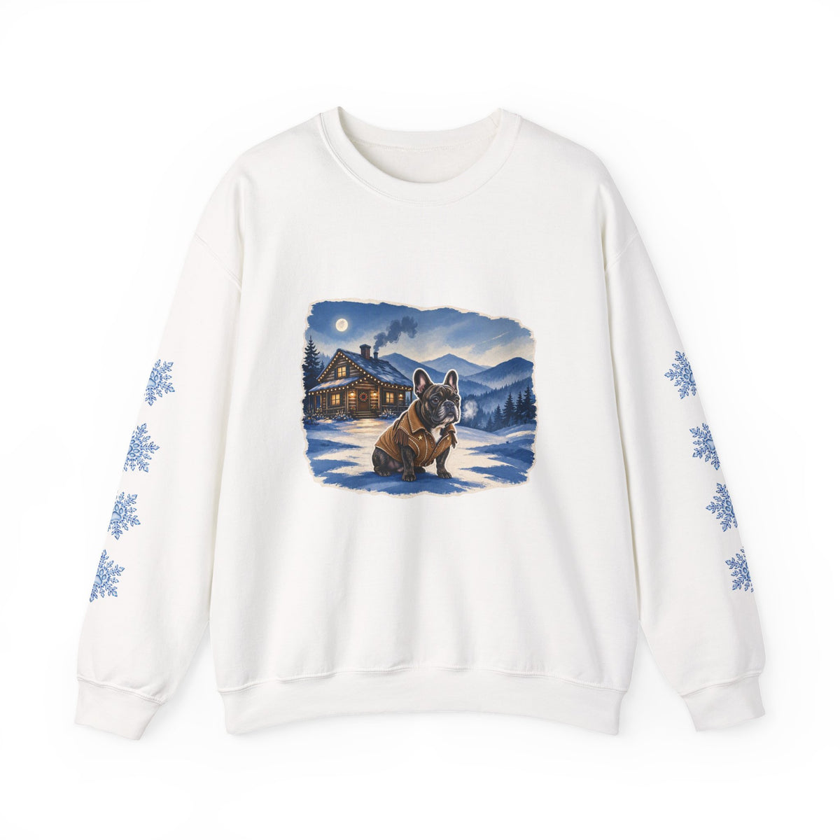 French Bulldog Smoky Mountain Christmas Sweatshirt