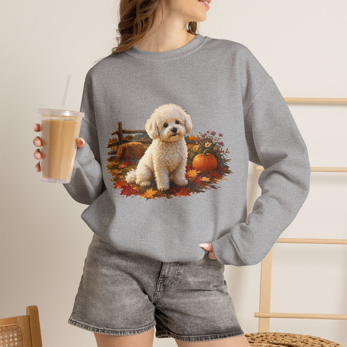 Bichon Frise Sweater Weather Sweatshirt