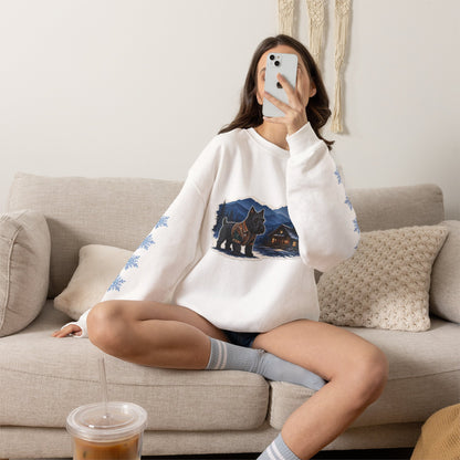 Scottish Terrier Smoky Mountain Christmas Sweatshirt