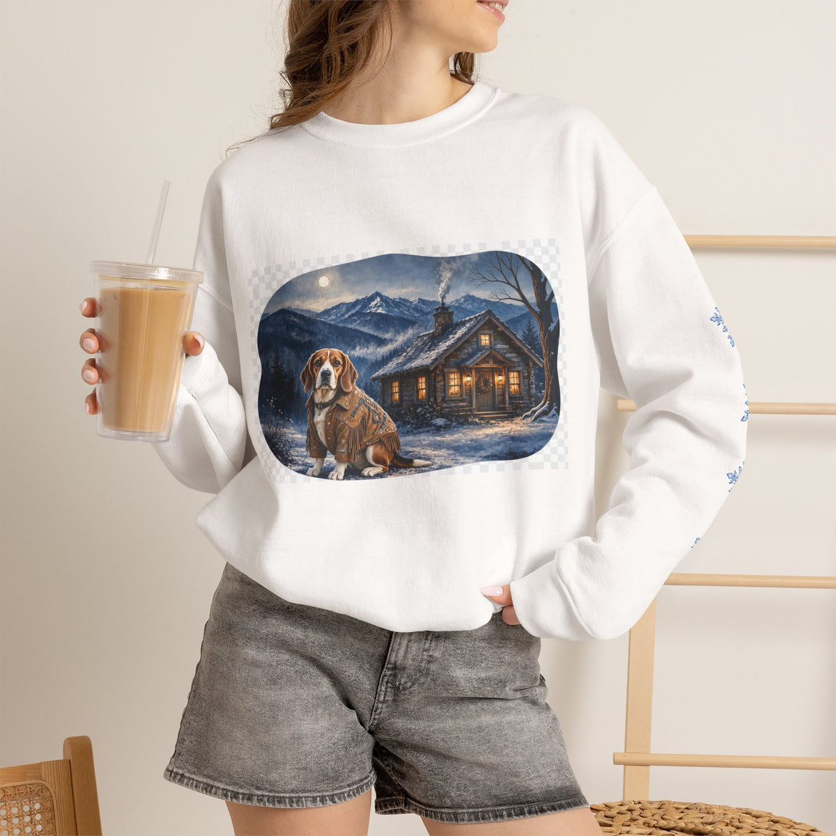 Beagle Smoky Mountain Christmas Sweatshirt