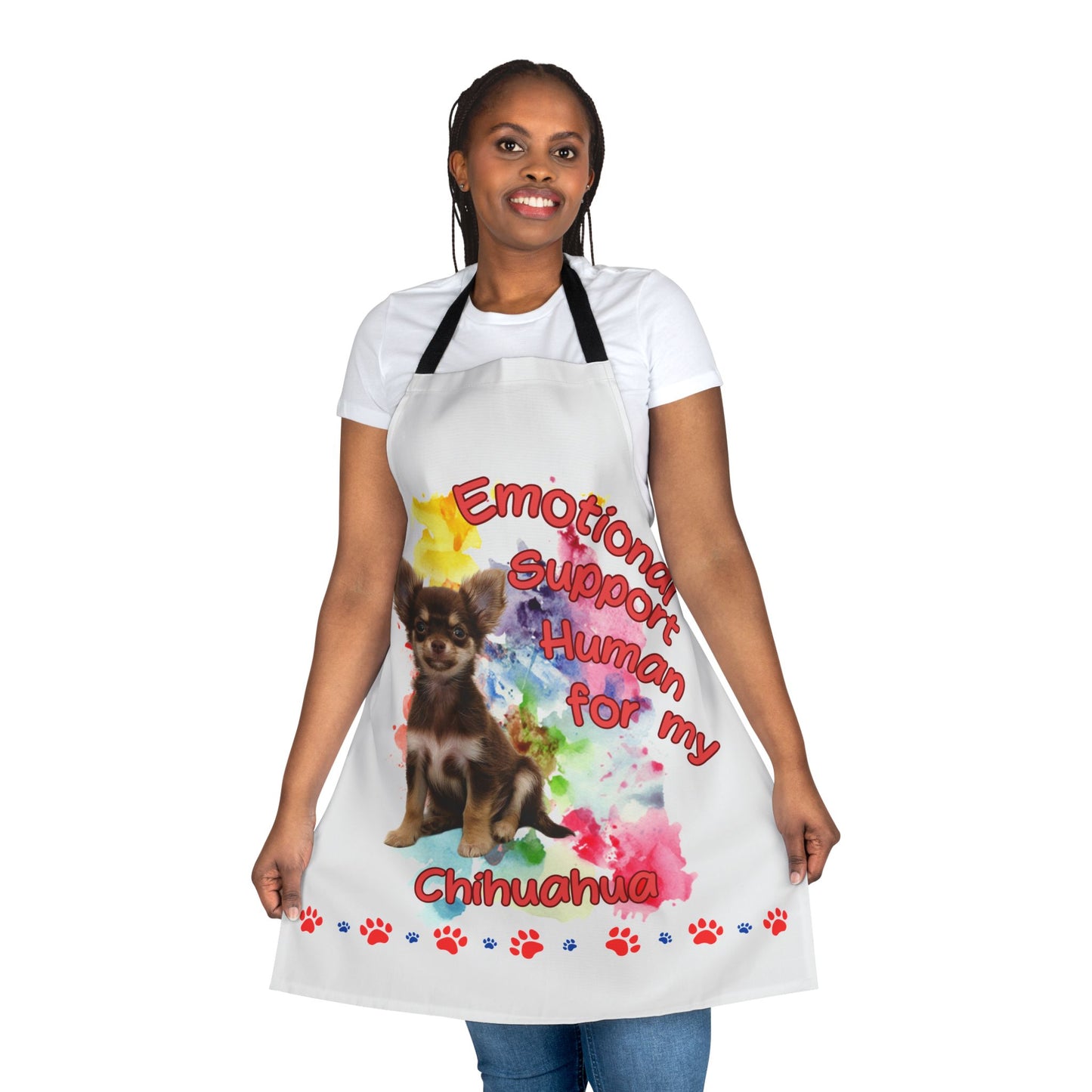 Emotional Support Human for my Chihuahua Apron
