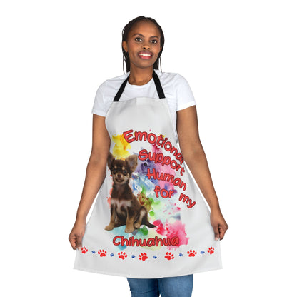 Emotional Support Human for my Chihuahua Apron