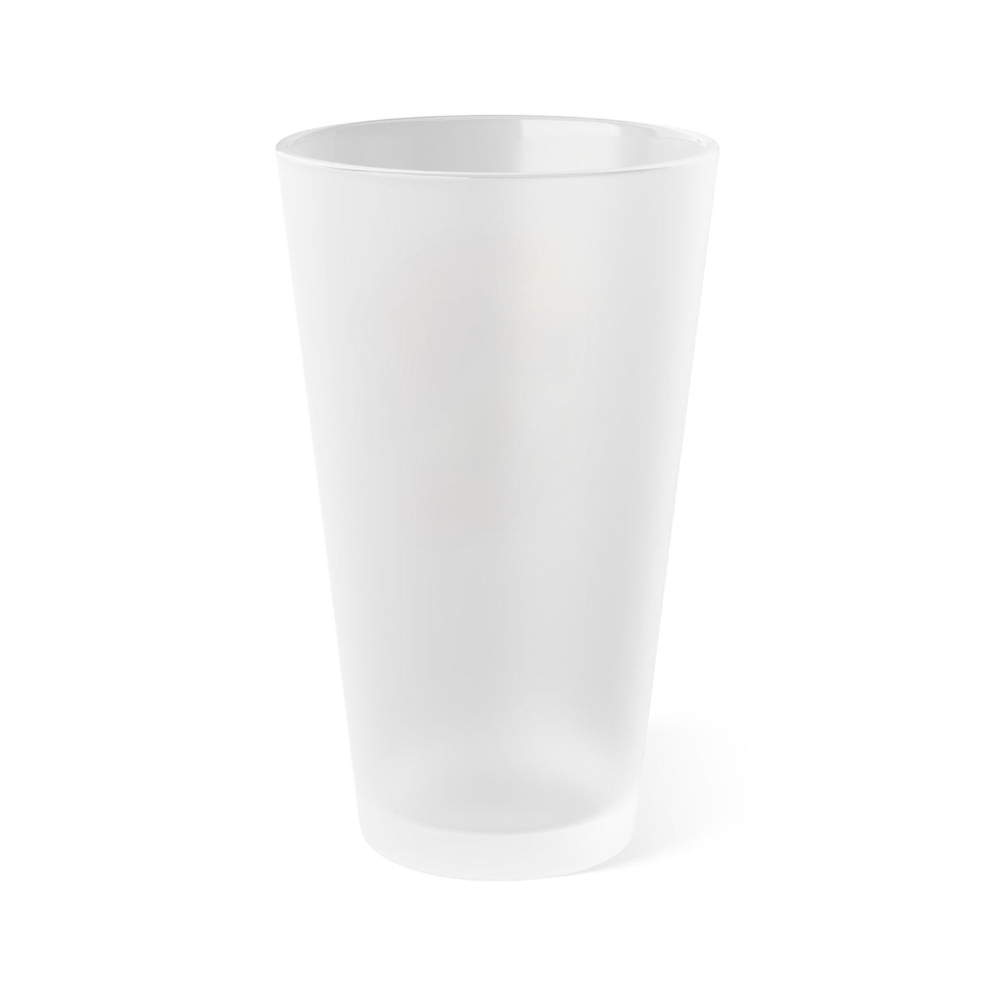 Emotional Support Human for my Beagle Frosted Pint Glass