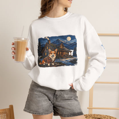 Corgi Smoky Mountain Christmas Sweatshirt