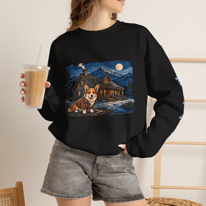 Corgi Smoky Mountain Christmas Sweatshirt