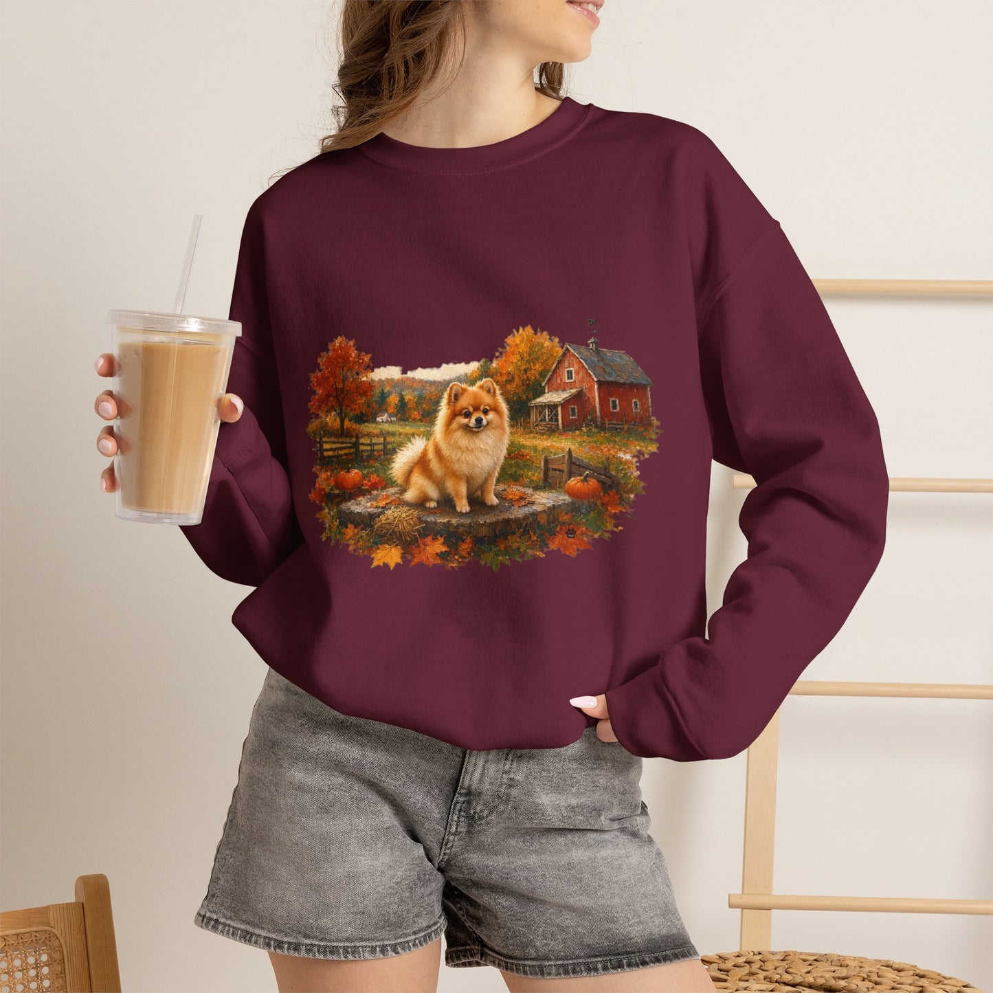 Pomeranian Sweater Weather Sweatshirt