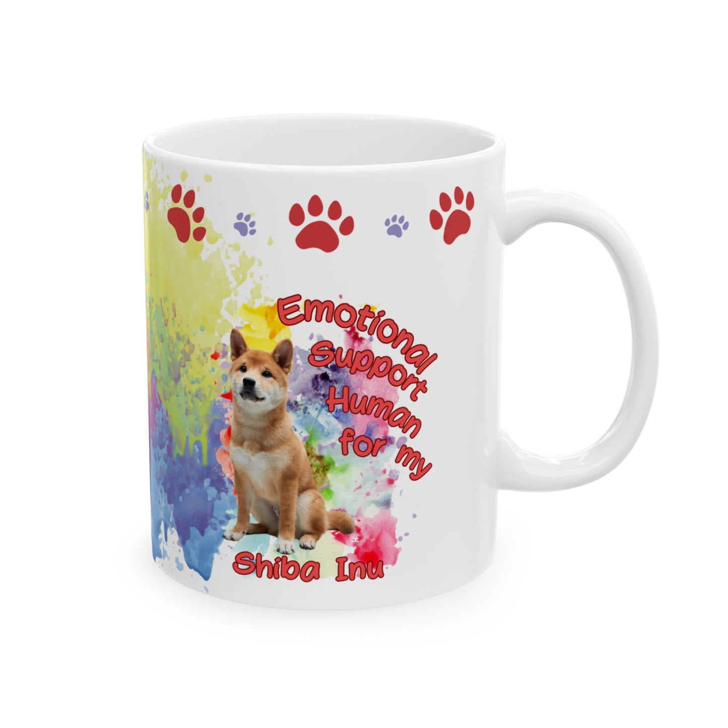 Emotional Support Human for my Shiba Inu Coffee Mug