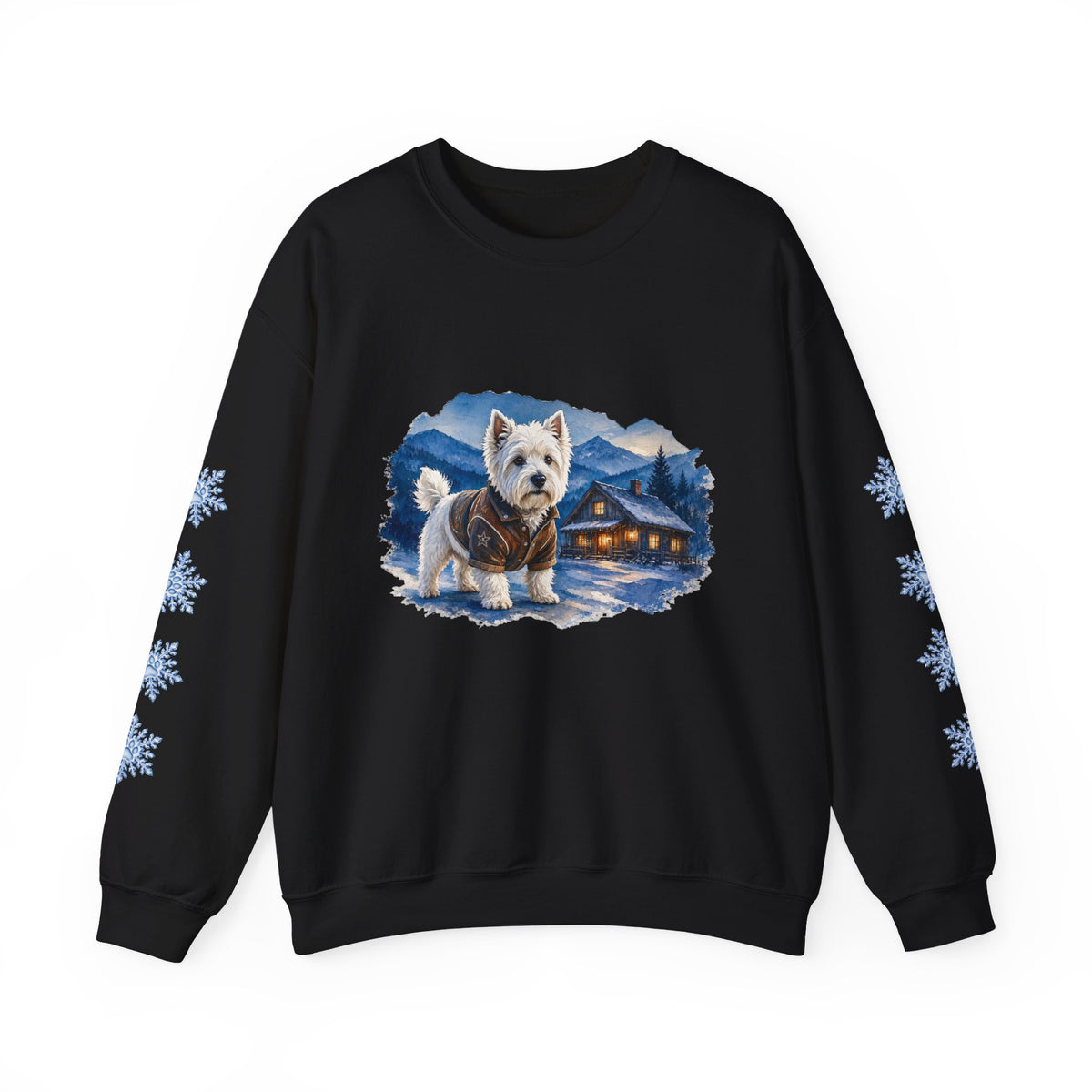West Highland Terrier Smoky Mountain Christmas Sweatshirt