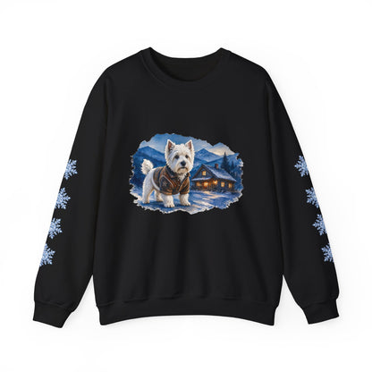 West Highland Terrier Smoky Mountain Christmas Sweatshirt