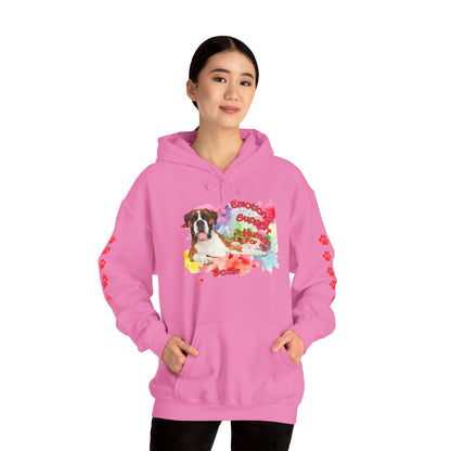 Emotional Support Human for my Boxer Hoodie