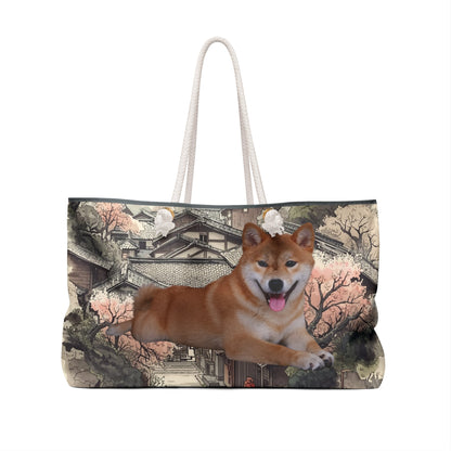 Shiba Inu Heritage Weekender Bag - Perfect for Travel and Dog Lovers