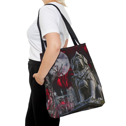 Saint Bernard Angelic Gargoyle Protector Tote Bag