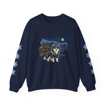 Pomsky Smoky Mountain Christmas Sweatshirt