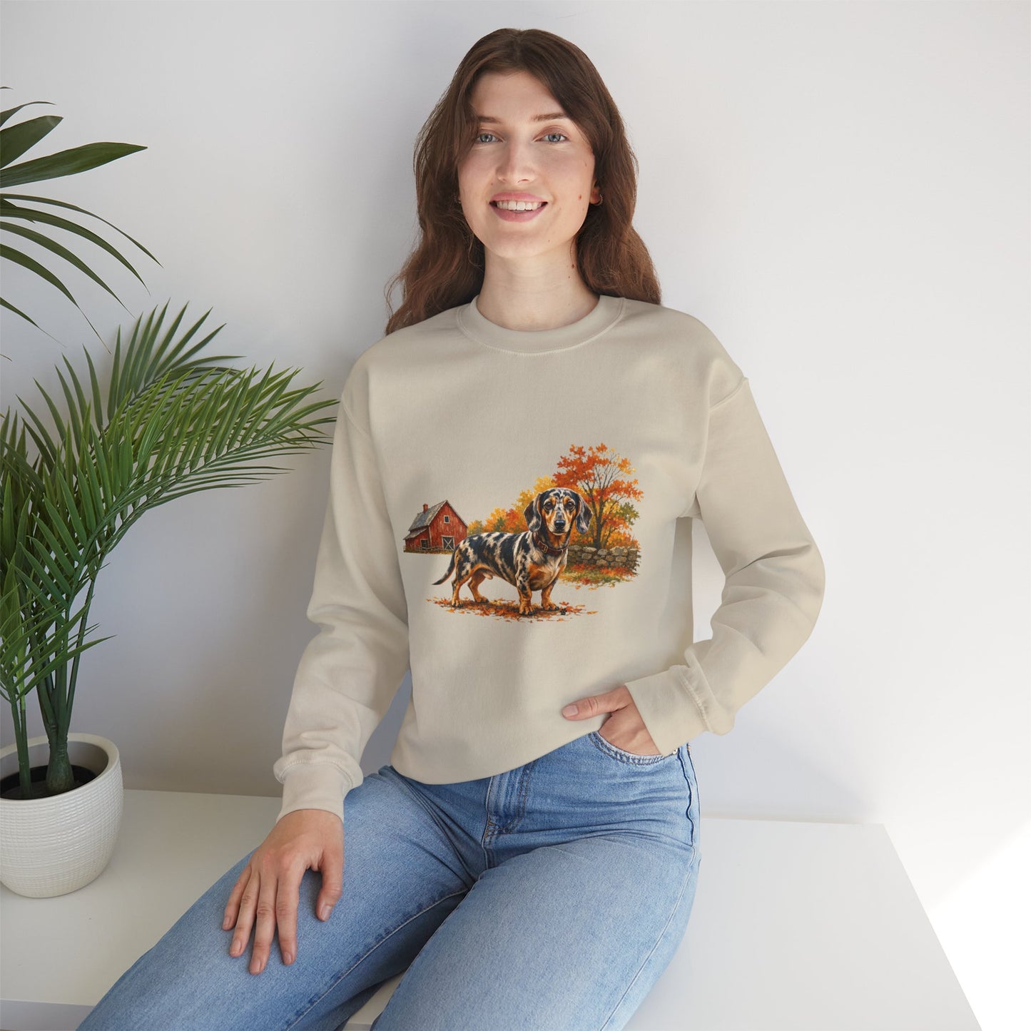 Dapple Dachshund Sweater Weather Sweatshirt