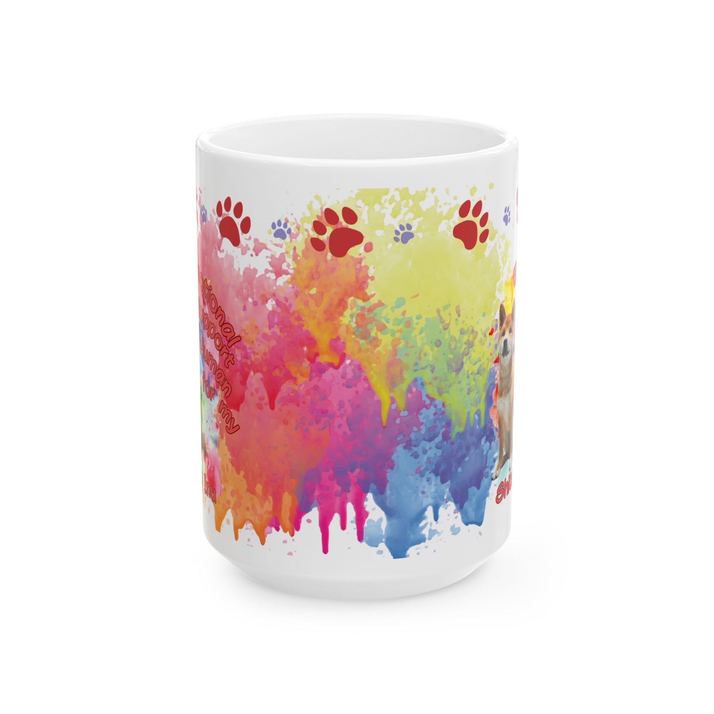Emotional Support Human for my Shiba Inu Coffee Mug
