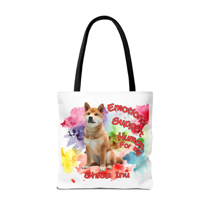 Emotional Support Human for my Shiba Inu Totebag