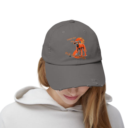 Great Dane "Lean on Me" MS Awareness Distressed Cap