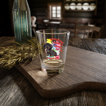 Emotional Support Human for my Dachshund Smooth Hair Shot Glass