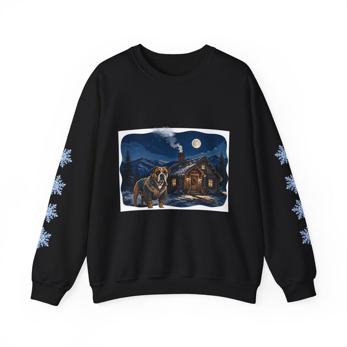 American Bulldog Smoky Mountain Christmas Sweatshirt