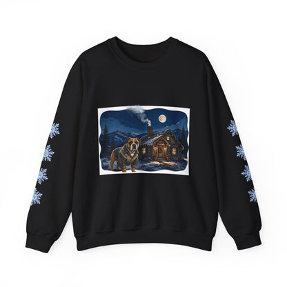 American Bulldog Smoky Mountain Christmas Sweatshirt