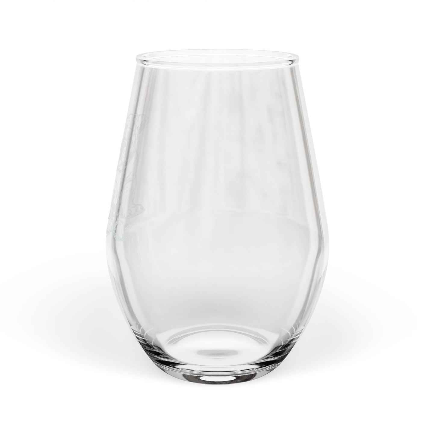 American Bulldog Sketch and Serve Engraved Stemless Wineglass