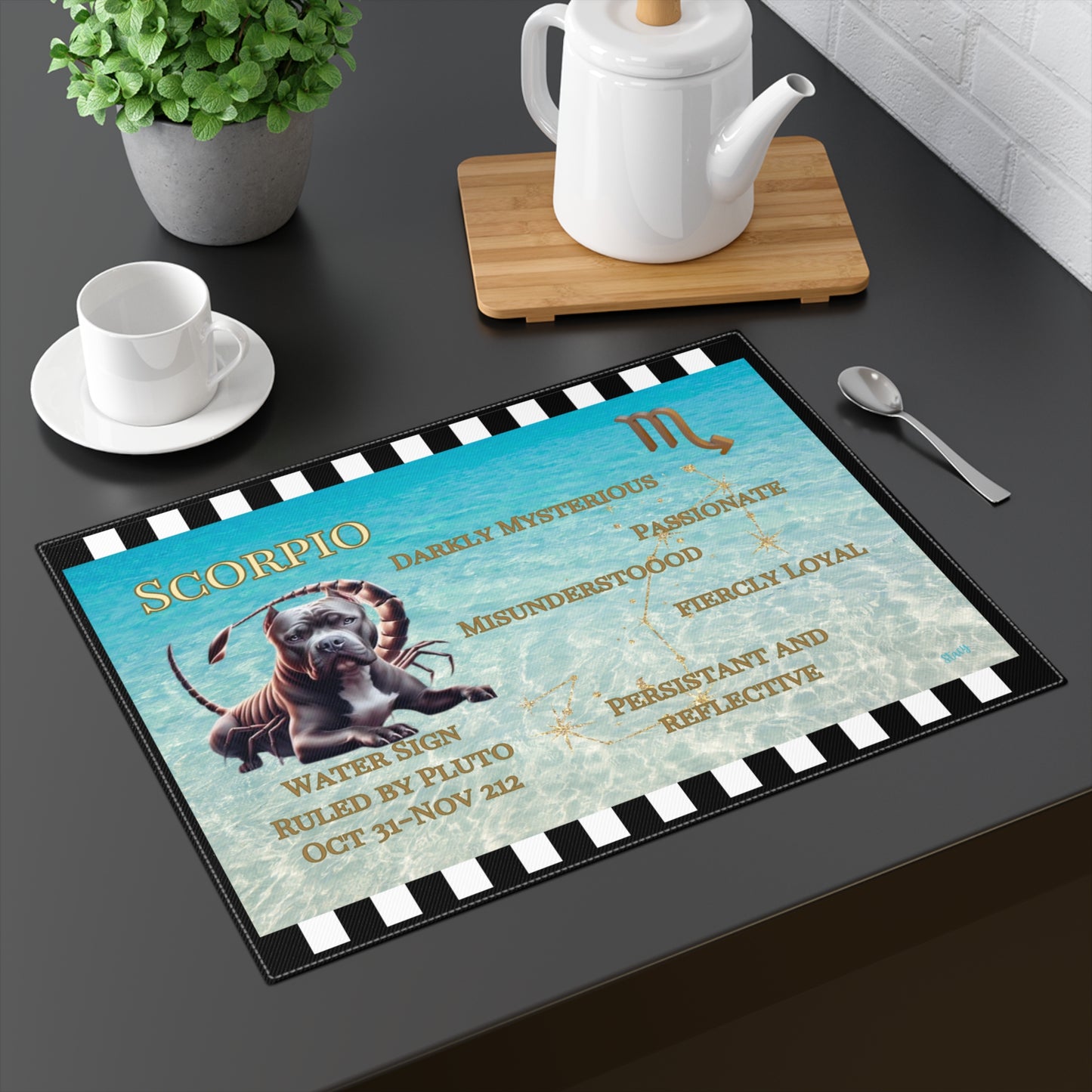 Scorpio Placemat, 1pc