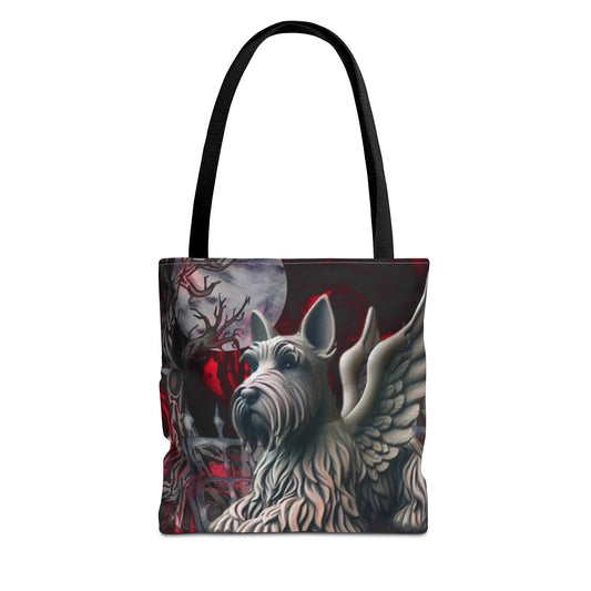 Scottish terrier Gargoyle Tote Bag