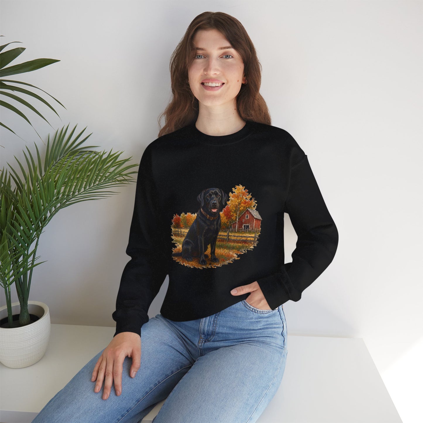 Black Labrador Retriever Sweater Weather Sweatshirt