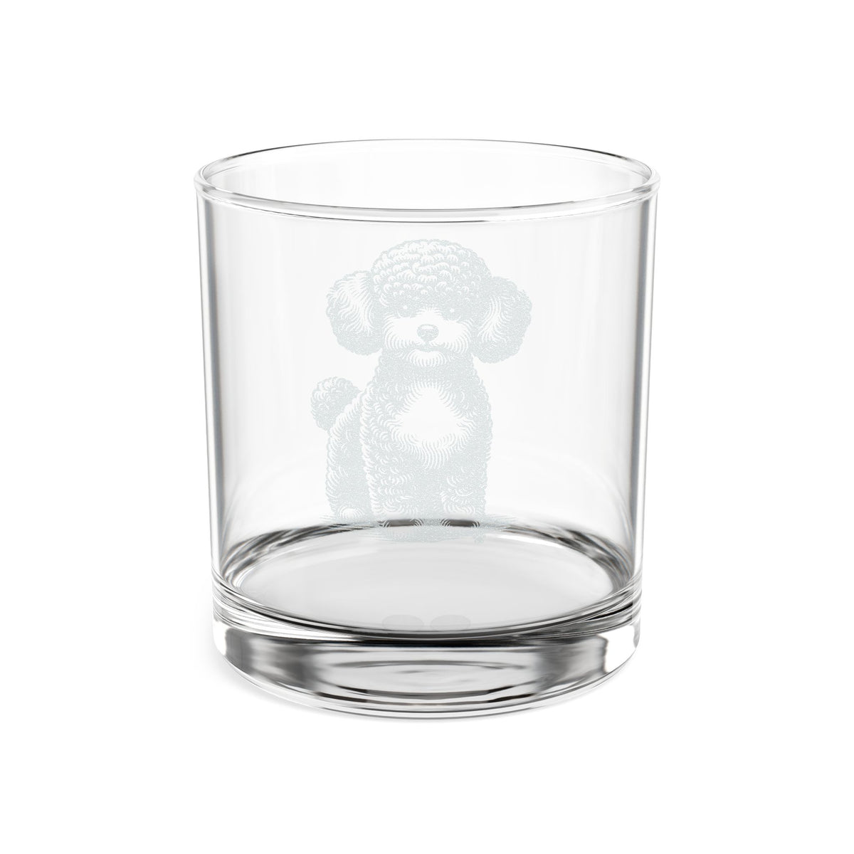 Toy Poodle Engraved Whiskey Glass