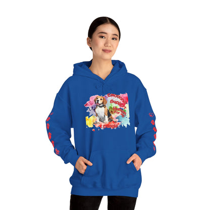 Emotional Support Human for My Beagle Pullover Hoodie