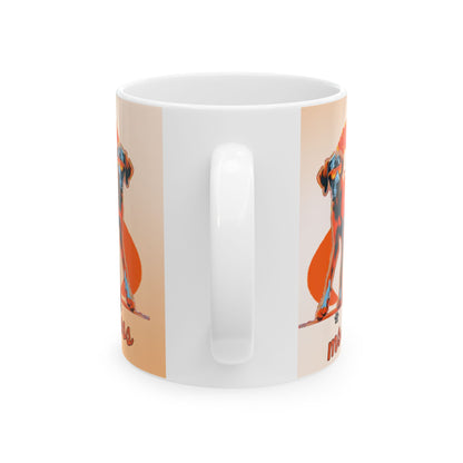 Great Dane MS Awareness Ceramic Mug - "Lean on Me" Mobility Service Dog Coffee Cup
