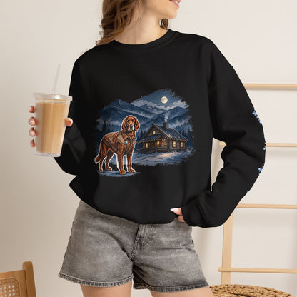 Irish Setter Smoky Mountain Christmas Sweatshirt