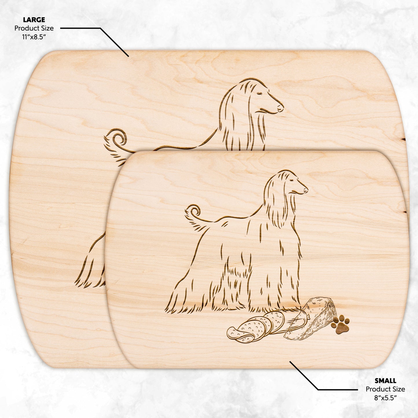 Afghan Hound Cutting board
