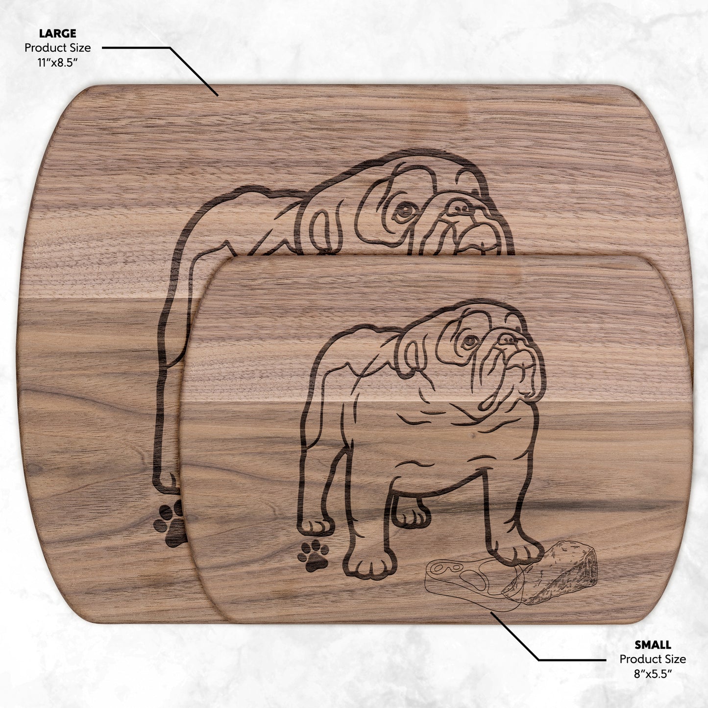 American Bulldog Cutting board