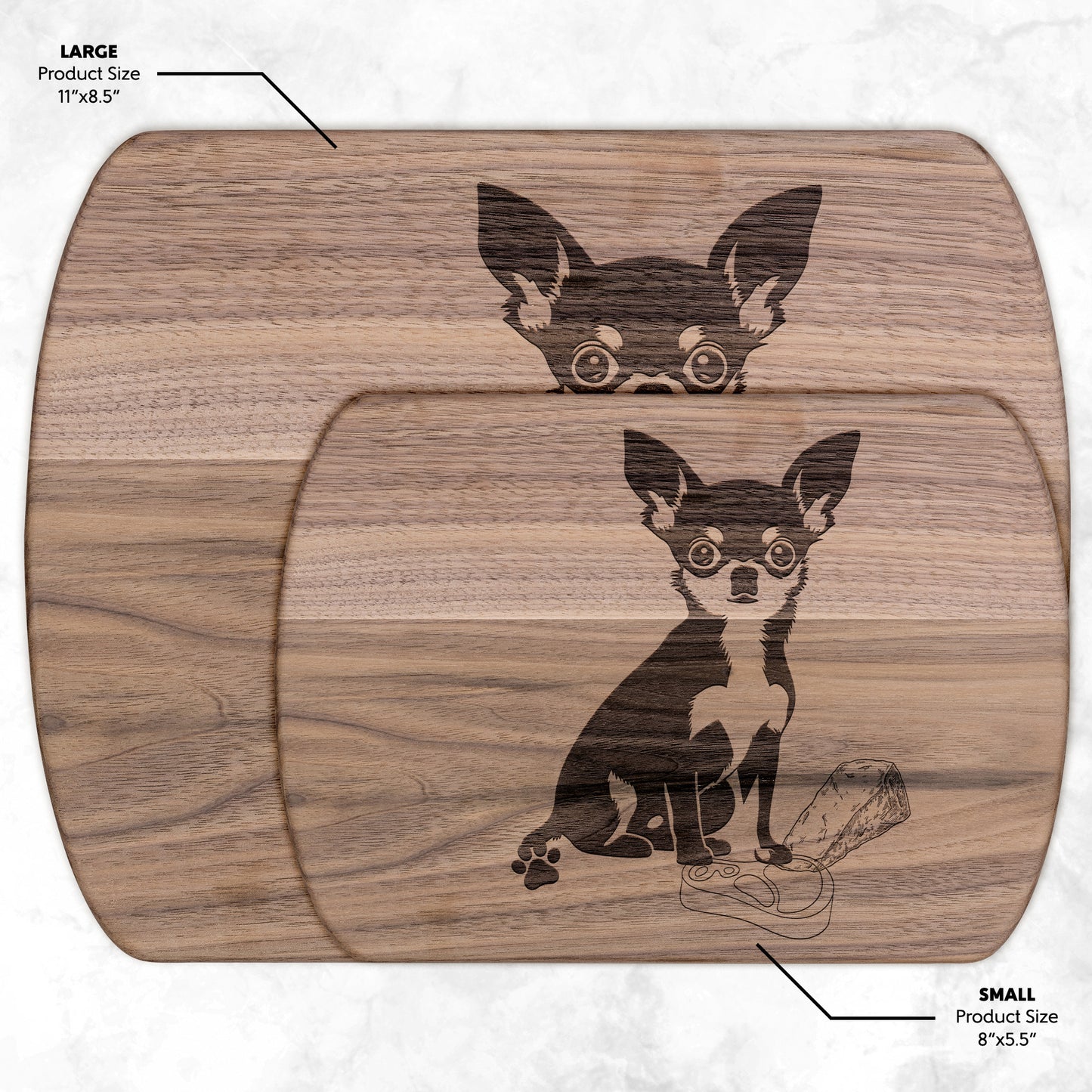 Chihuahua cutting board