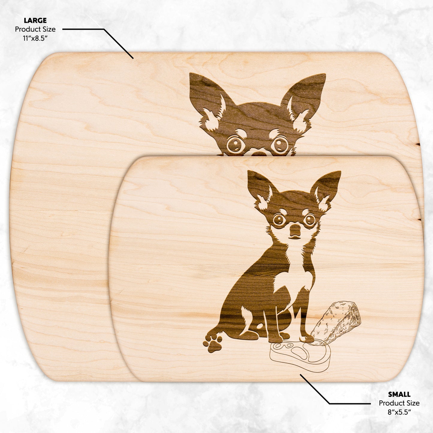 Chihuahua cutting board