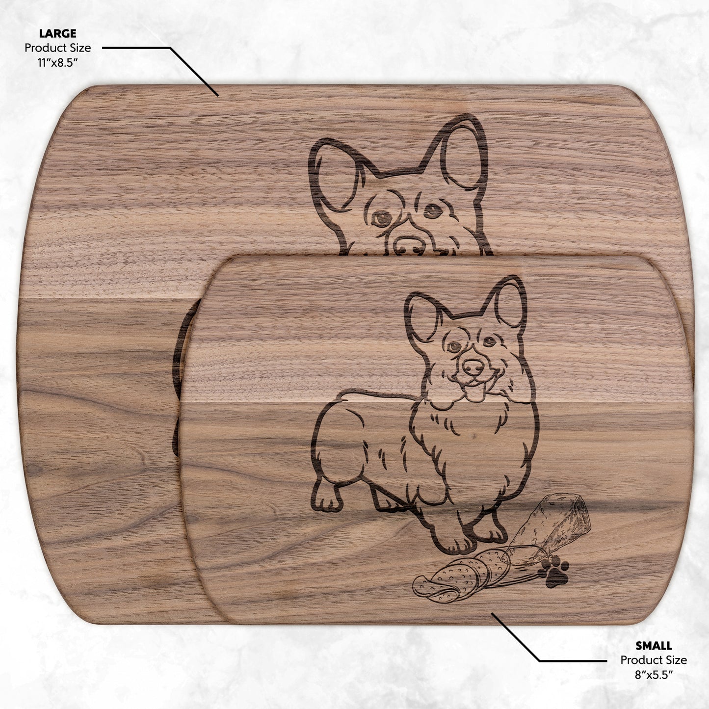 Corgi Cutting board