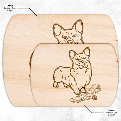 Corgi Cutting board