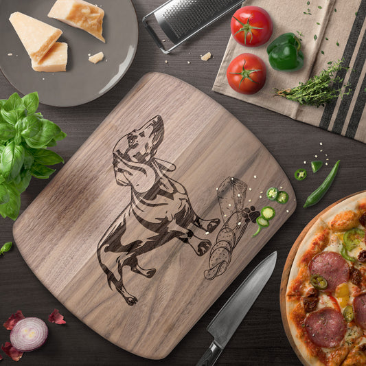 Dachshund  Laser Etched Hardwood Cutting Board - 2 Types - 2 Sizes - Made in the USA