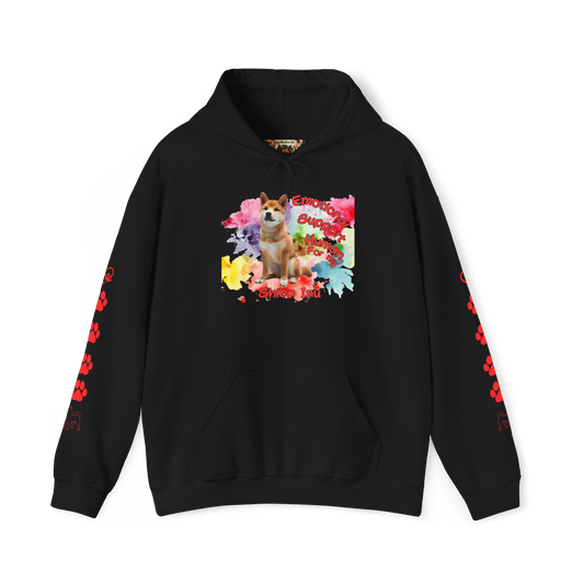 Emotional Support Human for my Shiba Inu hoodie