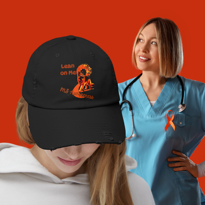 German Shepherd MS Awareness Distressed Cap