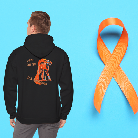 Great Dane "Lean on Me" MS Awareness Hoodie