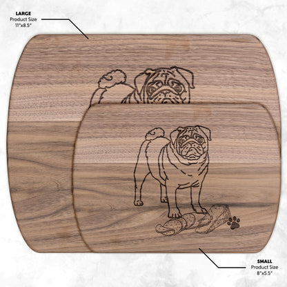 Pug Cutting Board