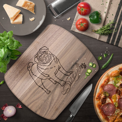 Pug Cutting Board