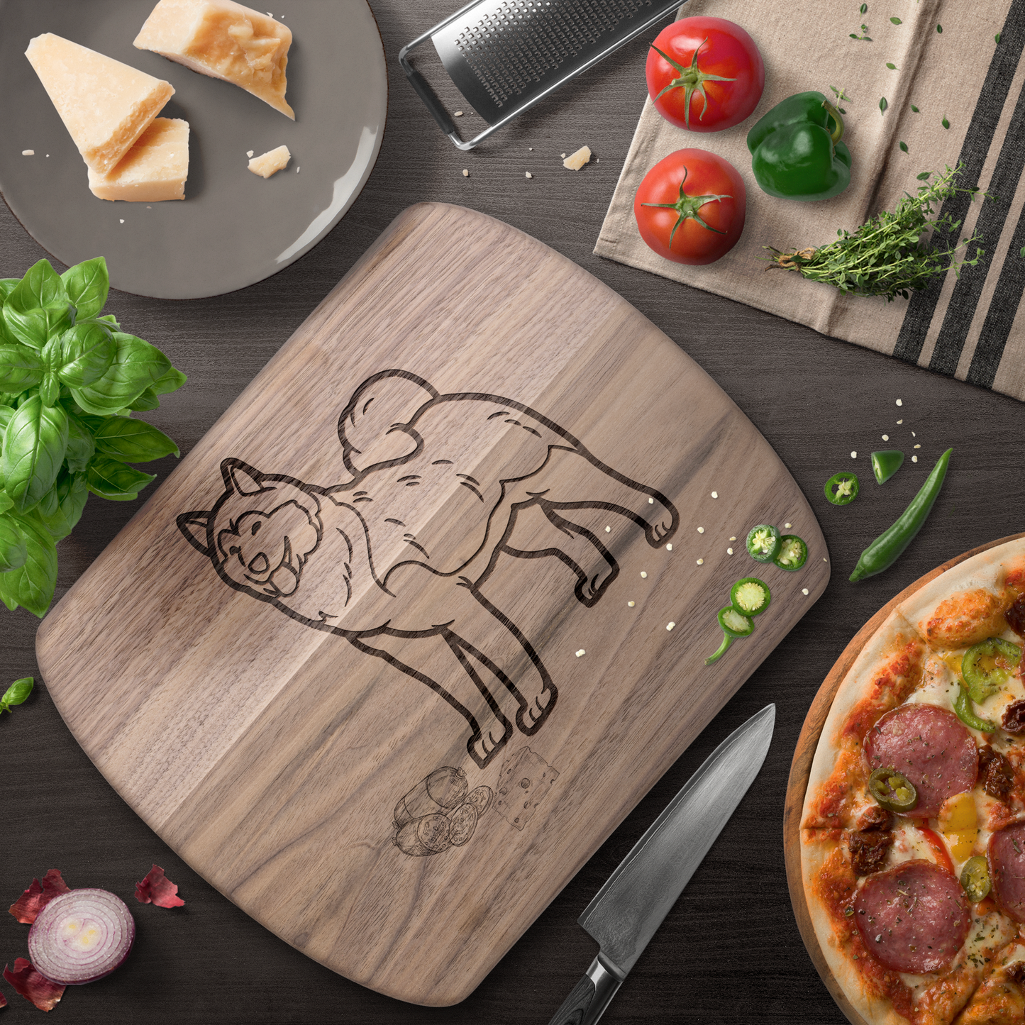 Shiba_Inu_Wood_Cutting_boards_Dark_Rounded_H_Lifestyle_Mockup.png