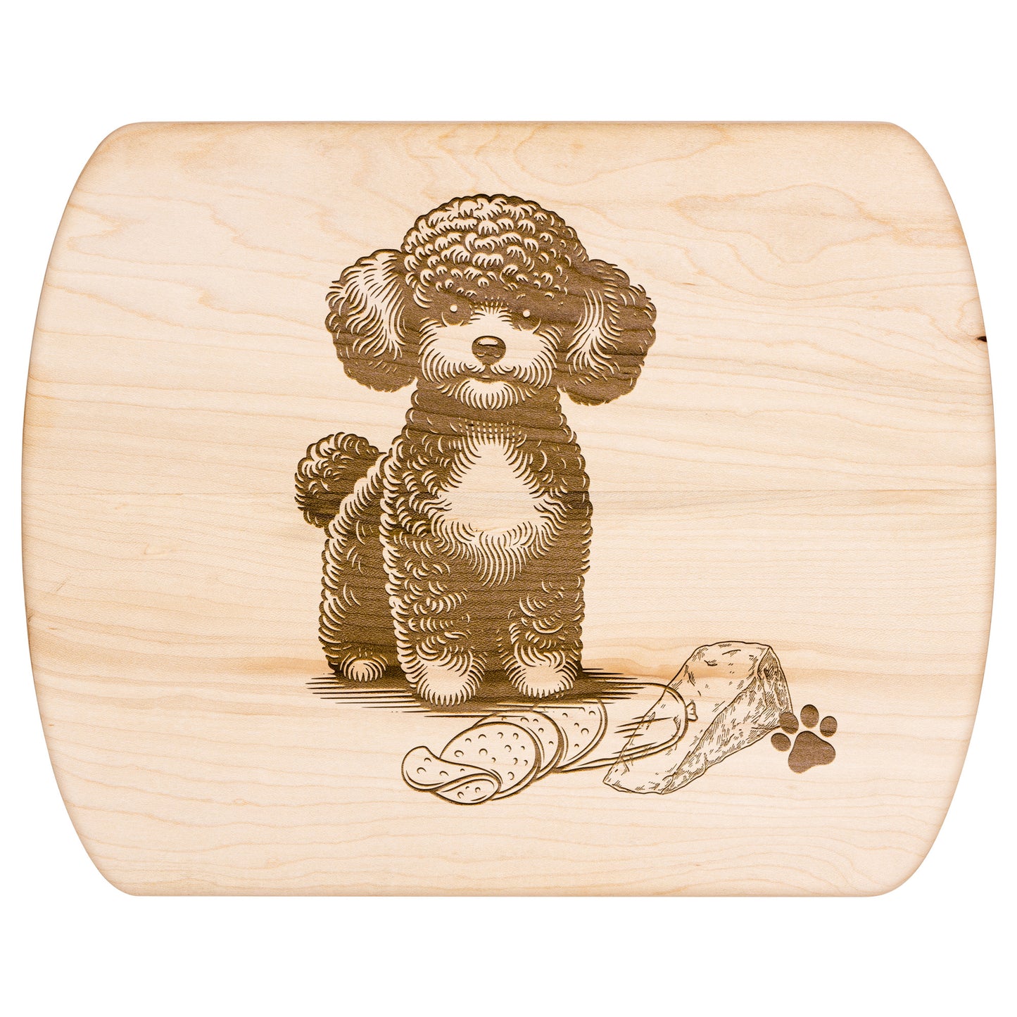 Toy Poodle Cutting Board