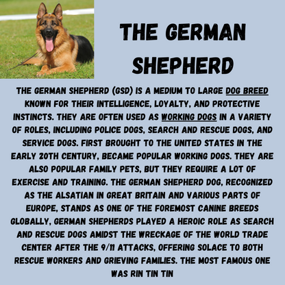 Aries as German Shepherd Placemat, Aries Mar 21 - Apr 19